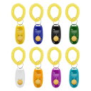 CAPASTEC クリッカートレーニング 犬用 静音設計 ABS+ステンレススチール+EVAリストバンド 犬のため 軽量 耐久性 舐め防止 トレーニングツール ...