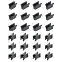 uxcell 12セット ジッパースライダーリテーナーキット #8銅製トップ&ボトムストッパークローズドエンドジッパースライダー バッグコートジャケットジッパー...