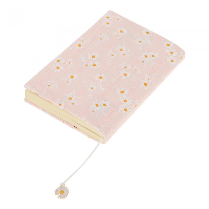 CAPASTEC ブックカバー A5 本 ブック カバー 調整可能 図書を守る 耐久性 中国風 読者 本愛好家 読書用 1個入り 桜色 デイジー