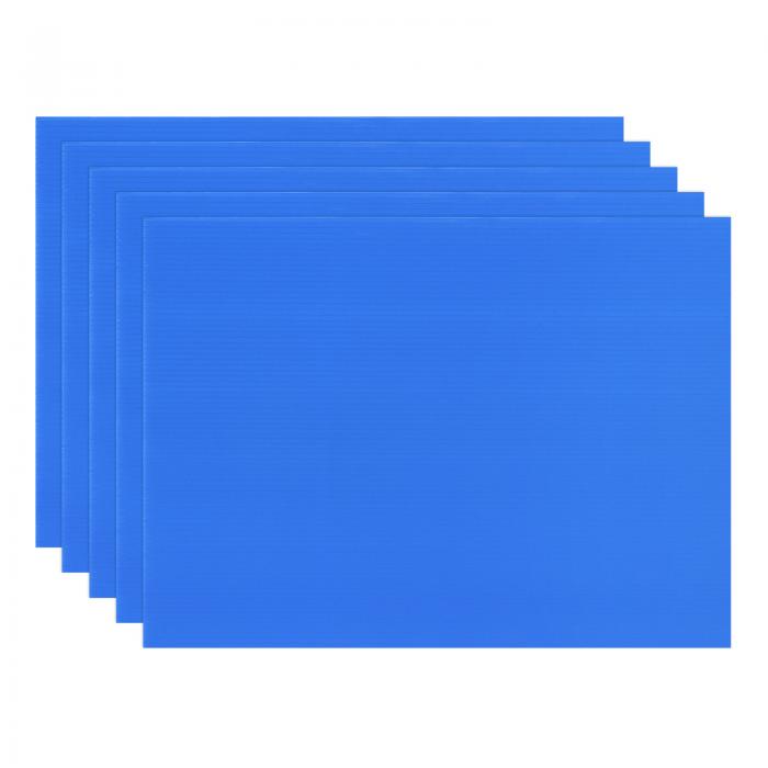 M METERXITY 5パック 段ボール製プラスチックシート 8インチ×12インチ 防水ブランク段ボールポスターボ..