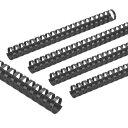 PATIKIL 28mm(1-1/8インチ)プラスチック製バインディングコム 10個入り21リングコムバインディングス パイン 240枚収容レターサイズ 紙束 ...