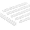 PATIKIL 28mm(1-1/8インチ)プラスチック製バインディングコム 50個入り21リングコムバインディングス パイン 240枚収容レターサイズ 紙束バ...