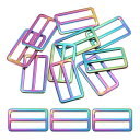 PATIKIL フラットメタルスライドバックル1.5