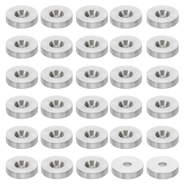 PATIKIL M3 仕上げ カウンターシンク ワッシャー30個 13 mm 直径 3 mm 高さ ソリッド 304 ステンレス ..