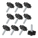 M METERXITY 10個入りのスタークランピングノブ 1/4