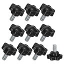 M METERXITY 10個入りのスタークランピングノブ 1/4