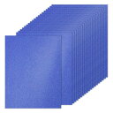 PATIKIL 20シートのダークブルーのグリッターカードストックペーパー 8.5x11インチ 250gsmのスクエアプレミアムスパークリーペーパークラフトカー...