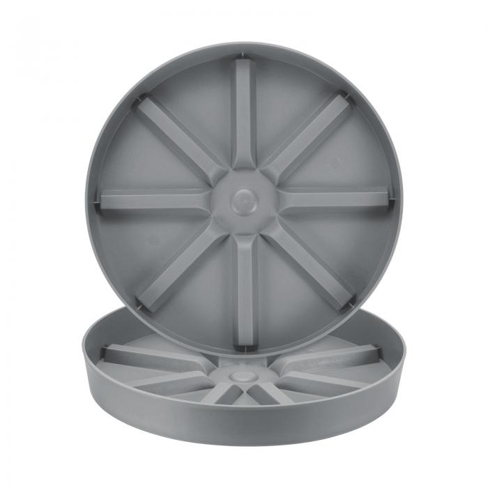 M METERXITY 2パック プラントソーサー 11" フラワーポットソーサー 厚手 抗腐食性ルートプラスチック..