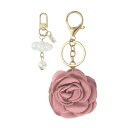 PATIKIL 花のキーチェーン エナメルキーチェーンかわいいバラの花ペンダントキーリング財布バッグアクセサリーカーリングペンダントハンドバッグキー用 ローズピ...