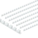 PATIKIL 10mm(3/8インチ)プラスチック製バインディングコム 200個 21リング コムバインディングス パイン 60枚収容 レターサイズ 紙束 ノ...
