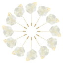 M METERXITY メンズ用12個入りフラワー金色リーフローズブートニアピン ウェディング/ダンス/パーティー用 スーツ用サテンフラワーコサージュハットピン...