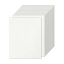 PATIKIL 20シートのホワイトグリッターカードストックペーパー 8.5 x 11インチ 250gsmスクエアプレミアムスパークリーペーパークラフトカードス...