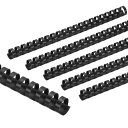PATIKIL 20mm(3/4インチ)プラスチック製バインディングコム 50個入り21リングコムバインディングス パイン150枚収容レターサイズ用紙束ノートカ...
