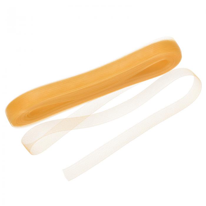 M METERXITY 硬い馬毛ブレード1"幅25ヤード柔らかいポリエステル馬毛ブレードロール ウェディングドレ..