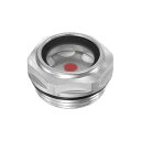M METERXITY エアコンプレッサーオイルサイトグラス M30 x 1.5mm 強化ガラス リークなし 六角オイル液位計フィッティング W Oリング エアコンプレッサー/ポンプ/タンク サイトプラグ ウィンドウ