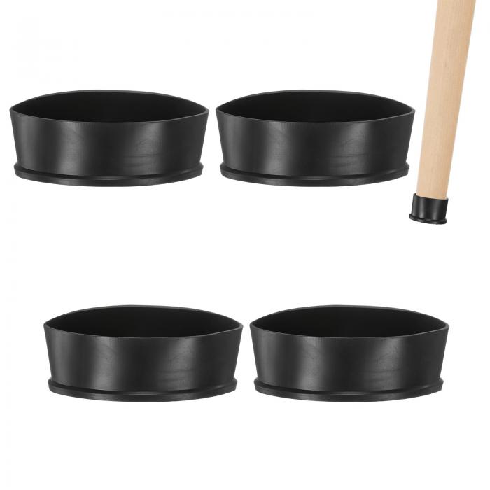 M METERXITY 4個入りのチェアレッグキャップ 4"（100mm）PVCチェアレッグフロアプロテクター 折りたた..