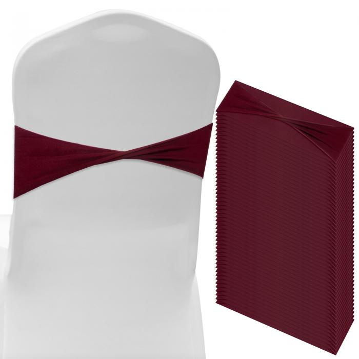 M METERXITY 50パック スパンデックスチェアサッシ チェアバンドスライダーサッシ 伸ばしチェアカバー..