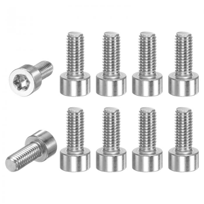 M METERXITY 10個入りトルクボルトスプラインネジT25 M5x12mm 0.8mmピッチ円筒頭プラムネジ304ステンレ..
