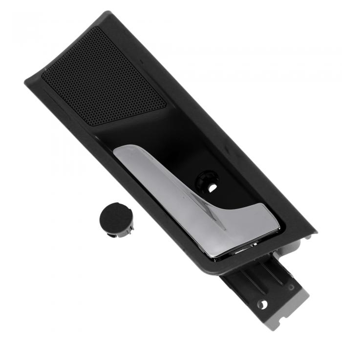 HEROFFIX Roverに対応350 2012-2015用フロントパッセンジャーサイドインテリアドアハンドル内側ドアハンドルブラッククローム1個