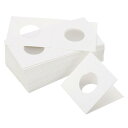 PATIKIL 2x2コインフリップ、350パック23 mm厚紙コインホルダーペーパーコインホルダー、コインコレクション用品コレクター用、ホワイト