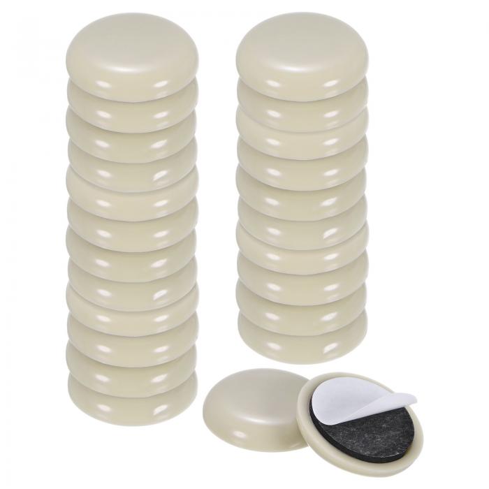 M METERXITY 24パックの家具スライダー 直径1インチのEVAフォームフェルトパッド自己粘着式ムーバーグ..