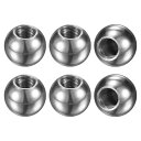 M METERXITY 6個のネジ付きボールナットノブ M4x8mm 304ステンレス鋼の女性用スレッドボールナットキャップ 照明器具/機械/DIY用 丸いソリ...