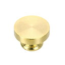 PATIKIL 22mm 空白 封蝋印章 丸い封蝋印章 ビンテージレトロ真鍮ヘッド 封筒招待状カード用
