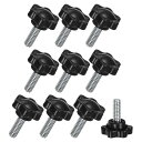 M METERXITY 10個入りのスタークランピングノブ 1/4