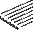 PATIKIL 8mm(5/16インチ)プラスチック製バインディングコム 200個21リングコムバインディングス パイン40枚容量レターサイズ用紙シートノートブ...