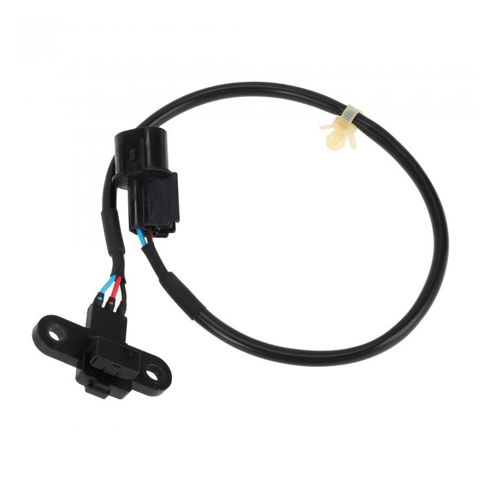 VekAuto Mitsubishiに対応ランサーVIIセダン2.0 2003-2013用のクランクシャフト位置センサー1個、頑丈な金属プラスチック製のブラックエンジンクランクCKPセンサー