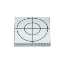 PATIKIL サーベイリフレクターシート60x60mm 12枚セルフアドヒーシブリフレクティブターゲットシートサーベイターゲットマークテープトータルステーションチェックショットバックサイトモニタリング用 ホワイト(4)