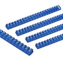 PATIKIL 32mm(1-1/4インチ)プラスチック製バインディングコム 10個21リングコムバインディングス パイン265枚収容レターサイズ 紙束 ノート...