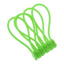 CAPASTEC ケーブルクリップ マグネット クリップ 磁 コードクリップ コード 巻き取り イヤフォン USBケーブル コード収納 紛失防止 繰り返し使用可能 5個入り 緑