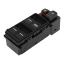 A ABSOPRO Hondaに対応 アコード2003-2007用パワーウィンドウスイッチウィンドウコントロールスイッチABSブラックフロントライトドライバーサ...