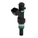 VekAuto Nissanに対応ヴァーサ1.6ベース09-11用1個の燃料噴射装置No.16600ED000フローマッチブラック燃料ノズル