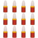 PATIKIL 0.33oz インクリフィルスタンプパッド 12個 10mlスタンプパッドインクリフィル オフィススタンプセルフインキングスタンプ 日付スタンプ...