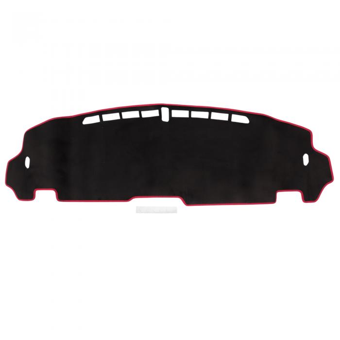 TUCKBOLD ホンダに対応 N-BOX/N-BOXカスタム用 JF5/JF6用 2023-2024用 ダッシュボードマット 車内 ダッシュボードカバー 保護マット インテリア 内装 カスタム 日焼け防止/映り込み防止/傷防止/ズレ防止 ポリエステル素材 ブラック レッドライン 1Pセット