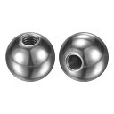 M METERXITY 2個のネジ付きボールナットノブ M6x18mm 304ステンレス鋼女性スレッドボールナットキャップ 照明器具/機械/DIY用 丸い実質的...