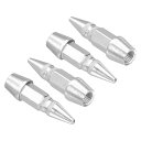 PATIKIL ス パ イク形状 タイヤバルブステムキャップ 45 MM 4個 アルミ合金車輪バルブキャップ ユニバーサル タイヤバルブカバー 車用 バイク モ...