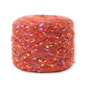 CAPASTEC 毛糸 ポンポンウール モヘア カラフル 編み糸 編み物 極太 装飾 1玉100g コ ットン ふわふわ 並太 織り楽 94%ポリエステル6%ウール ハンドメイド バッグ ヘアピン 手袋 マフラー ダークオレンジ