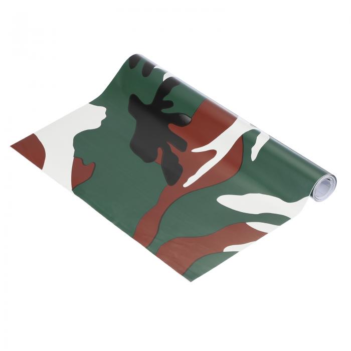 PATIKIL カモロール 12"x3ft デジタルカモビニールラップ自己粘着めいさいパターンカーステッカー 弓 ..