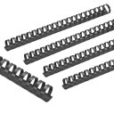 PATIKIL 25mm(1インチ)プラスチック製バインディングコム 10個入り21リングコムバインディングス パイン 225枚収容レターサイズ 紙シート ノー...