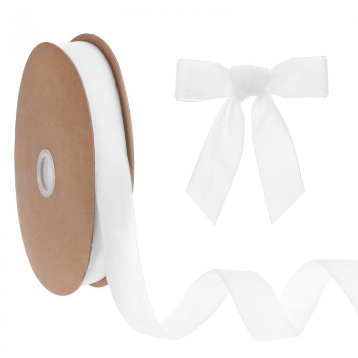 M METERXITY 薄いベルベットリボン 1"25ヤード片面クリスマスリボン クリスマスツリー/ギフト包装/花束..