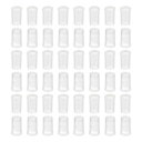 PATIKIL ランプパイプコードプロテクター 100個 プラスチックチューブホールワッシャーライナーブッシング 1/8 IP Sパイプ用 クリア