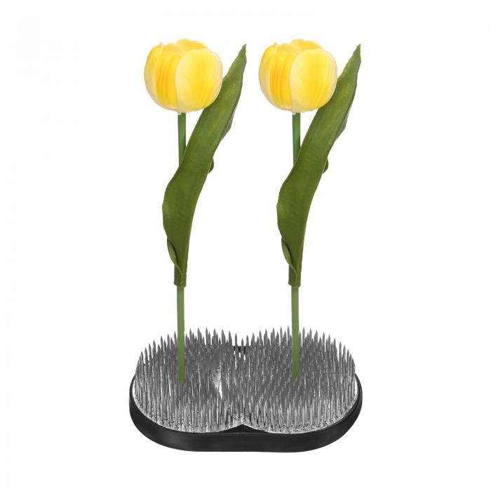 M METERXITY フラワーフロッグ2.6"丸形スチールフラワーピンフラワーフロッグホルダーフラワーアレンジ..