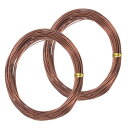 M METERXITY 2ロール 1mm 盆栽 トレーニング ワイヤー 65.6 フィート合計 アルマイト アルミニウム 盆栽 ワイヤー 盆栽 木 形作り/枝 ...