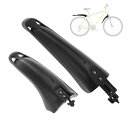 BULLSPANN ユニバーサル自転車フェンダーセット 自転車サイクリングタイヤフロントとリアマッドガード サイクリングバイクフェンダー ロードバイク マウンテ...