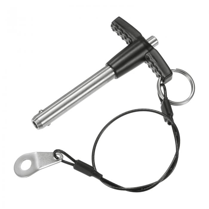 M METERXITY Tハンドルロックピン 5/16インチ[8mm]径 1-9/16インチ[40mm]使用長 プッシュボタンリリー..