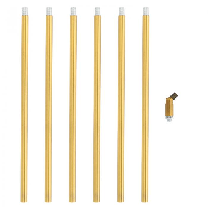 PATIKIL スレッド延長ロッド 6セット12