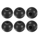 M METERXITY 6個入りのねじ込み式ボールノブ M6女性用スレッド25mm直径。旋盤/機械/芝刈り機用の熱硬化性ボールノブ ラウンドフェノールレバーハン...